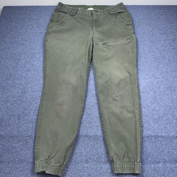 Duluth Trading Co Pants - Duluth Pants Womens Size 8 Green Rootstock Gardening Jogger Tapered Workwear
